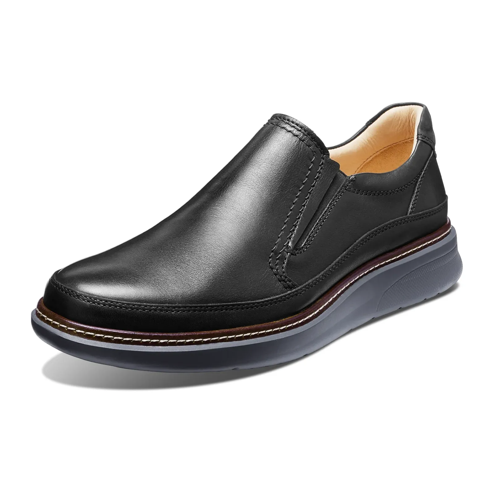 Samuel Hubbard Rafael Slip On (Men) - Black Leather