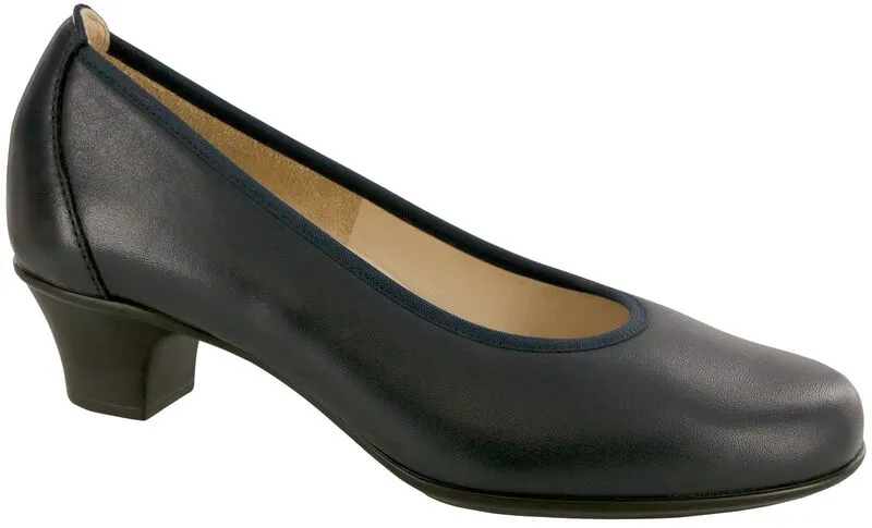 SAS Women's Milano Navy Pump-MILANO011-Made in USA-Brandy's Shoes