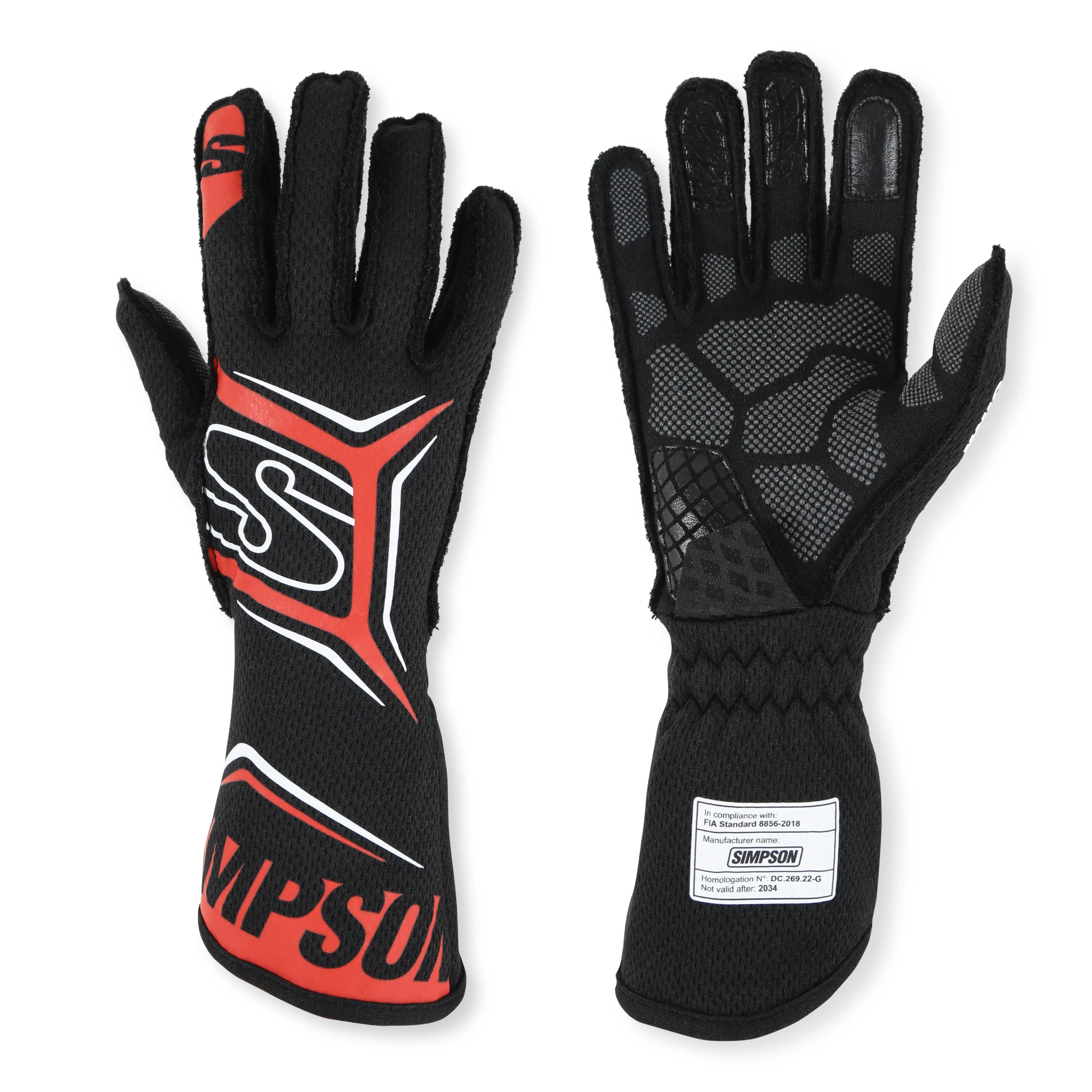 Simpson Magnata Glove - Black/Red