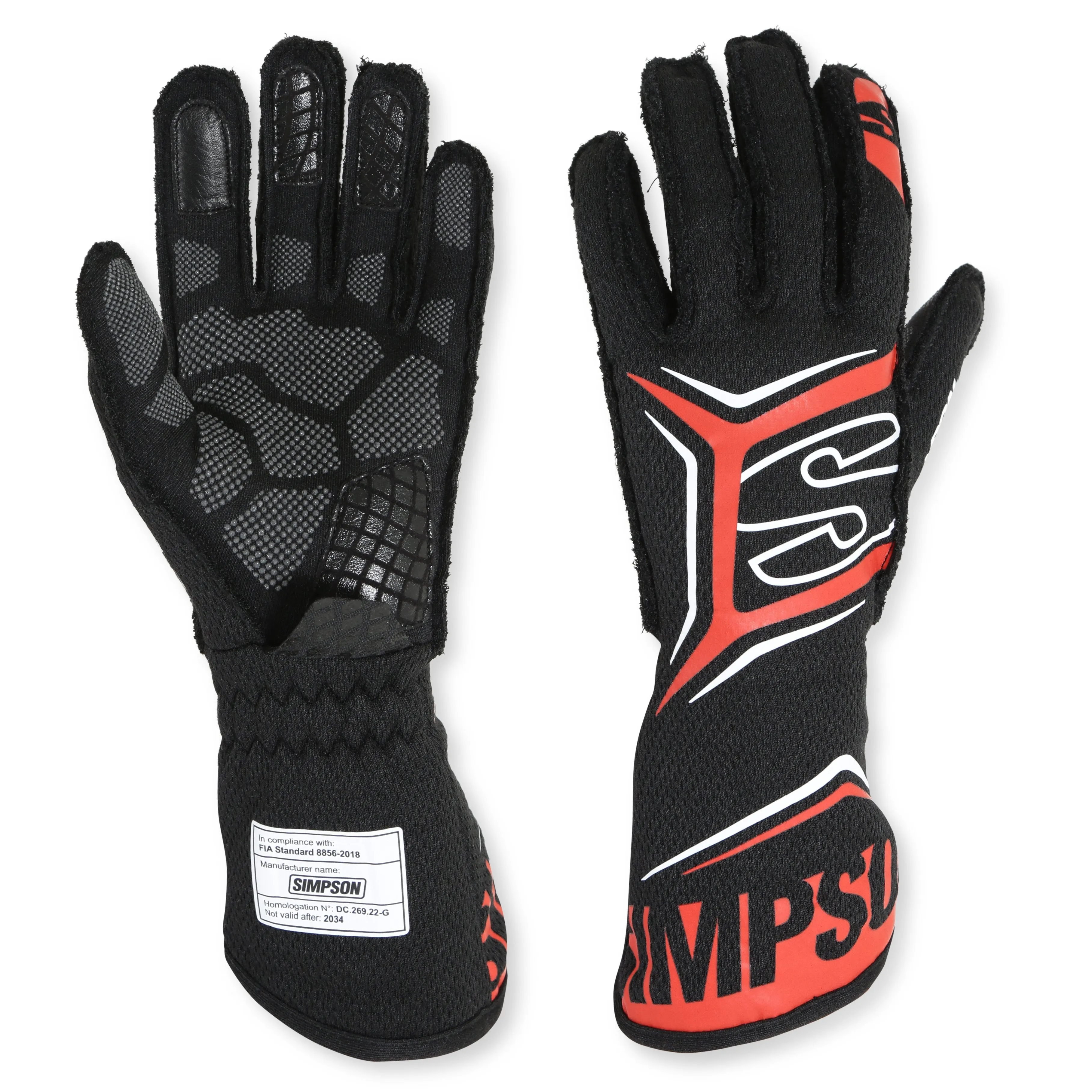 Simpson Magnata Glove - Black/Red