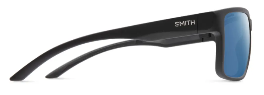 Smith Emerge Matte Black Frame - ChromaPop Polarized Blue Mirror Lens - Polarized Sunglasses