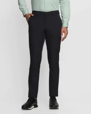 TechPro Slim Fit B-91 Formal Black Solid Trouser - Bentley