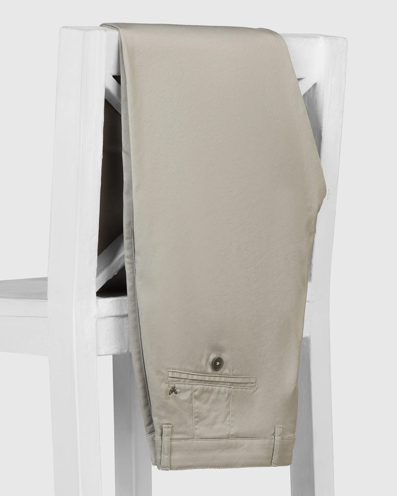 Temp Tech Slim Fit B-91 Casual Olive Solid Khakis - Henry