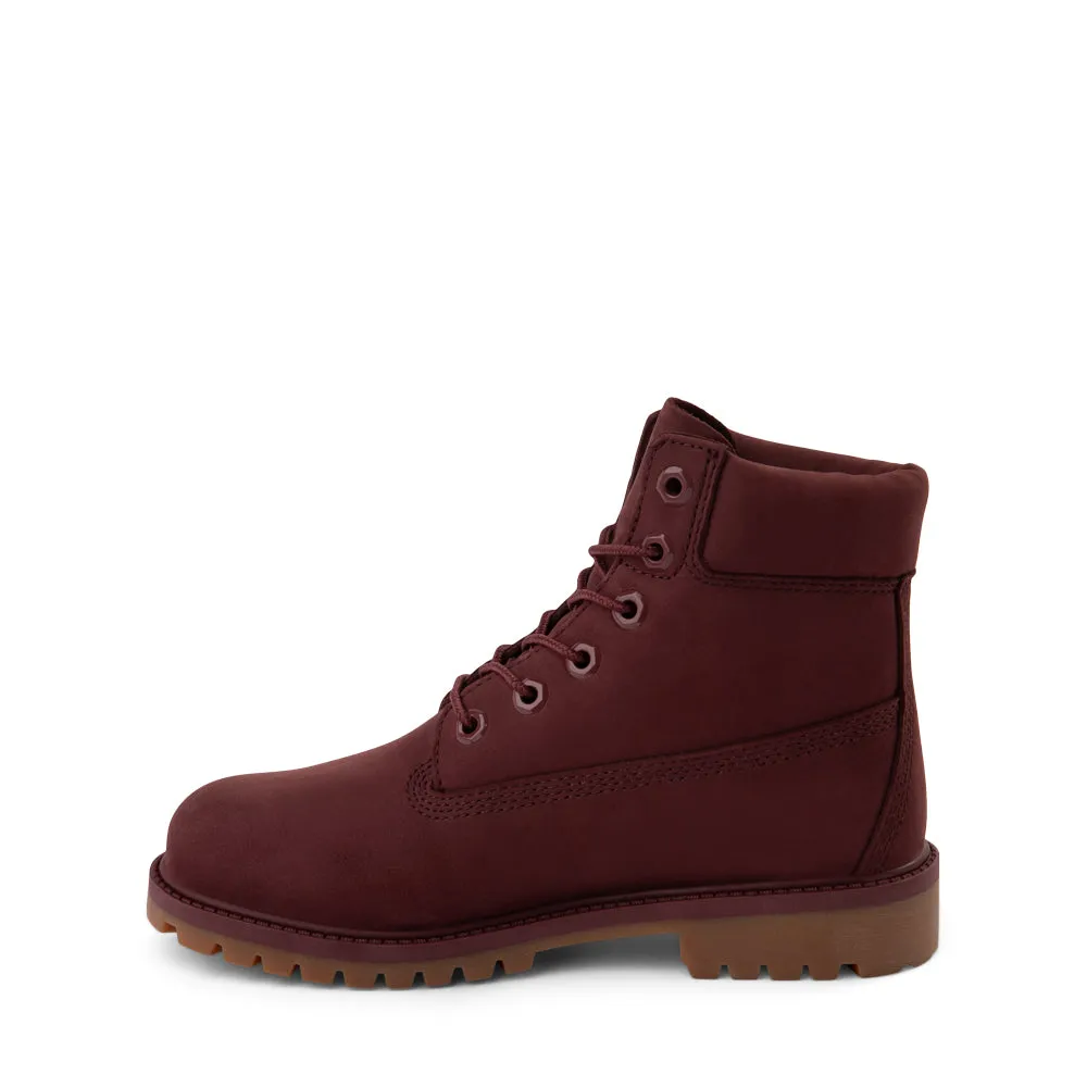 Timberland 6IN F/L BT Junior’s -BURGUNDY NUBUCK