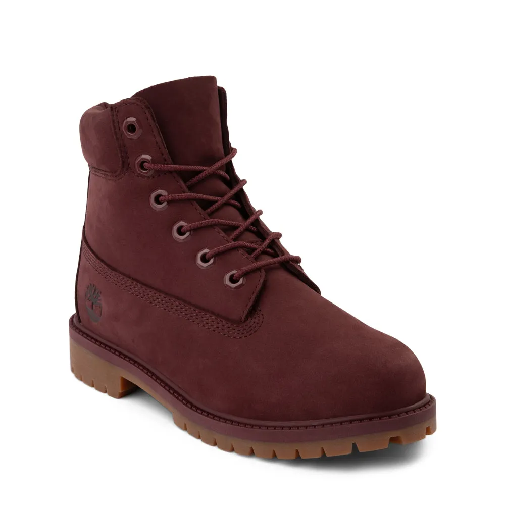 Timberland 6IN F/L BT Junior’s -BURGUNDY NUBUCK