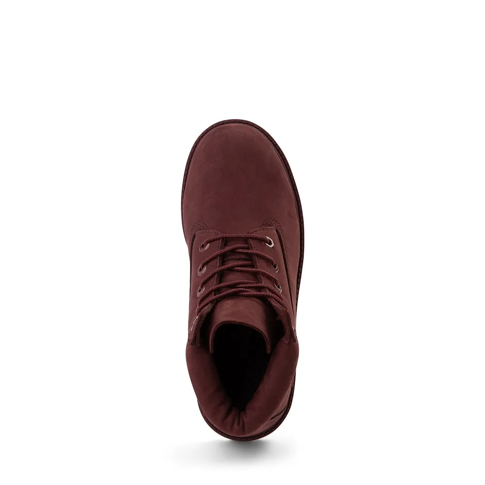 Timberland 6IN F/L BT Junior’s -BURGUNDY NUBUCK