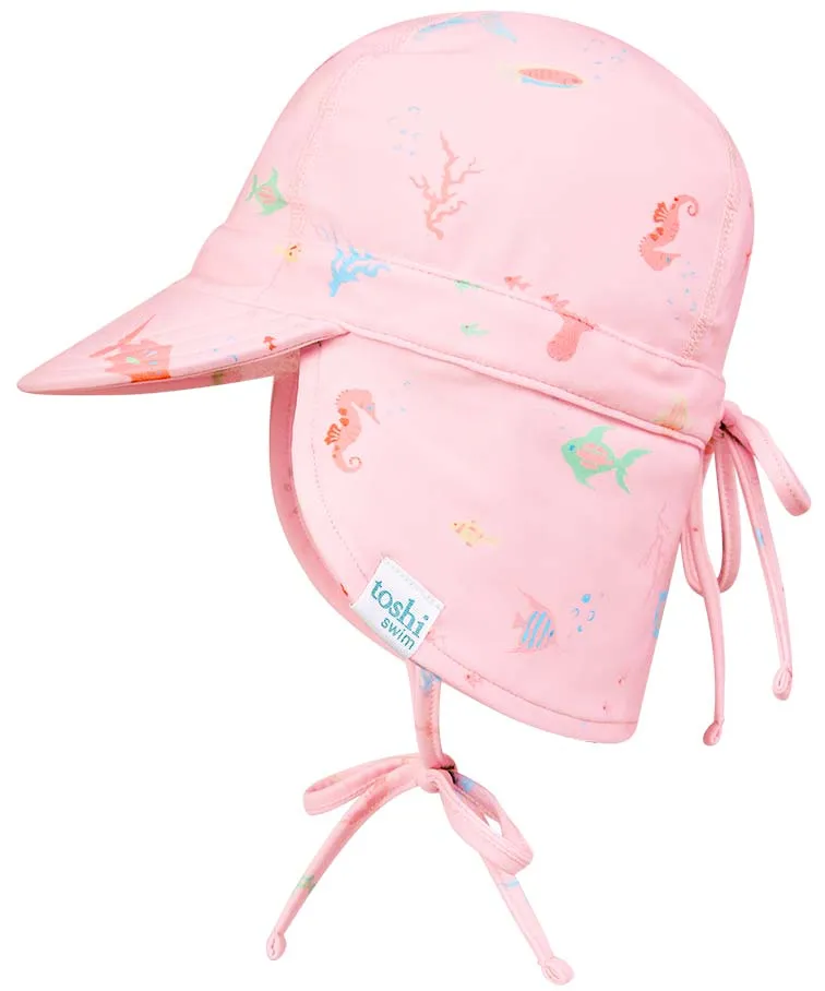 Toshi Swim Baby Flap Cap Classic Coral