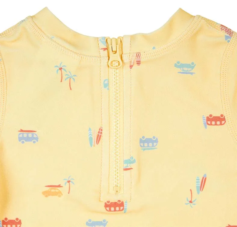 Toshi Swim Baby Onesie Long Sleeve Sunny