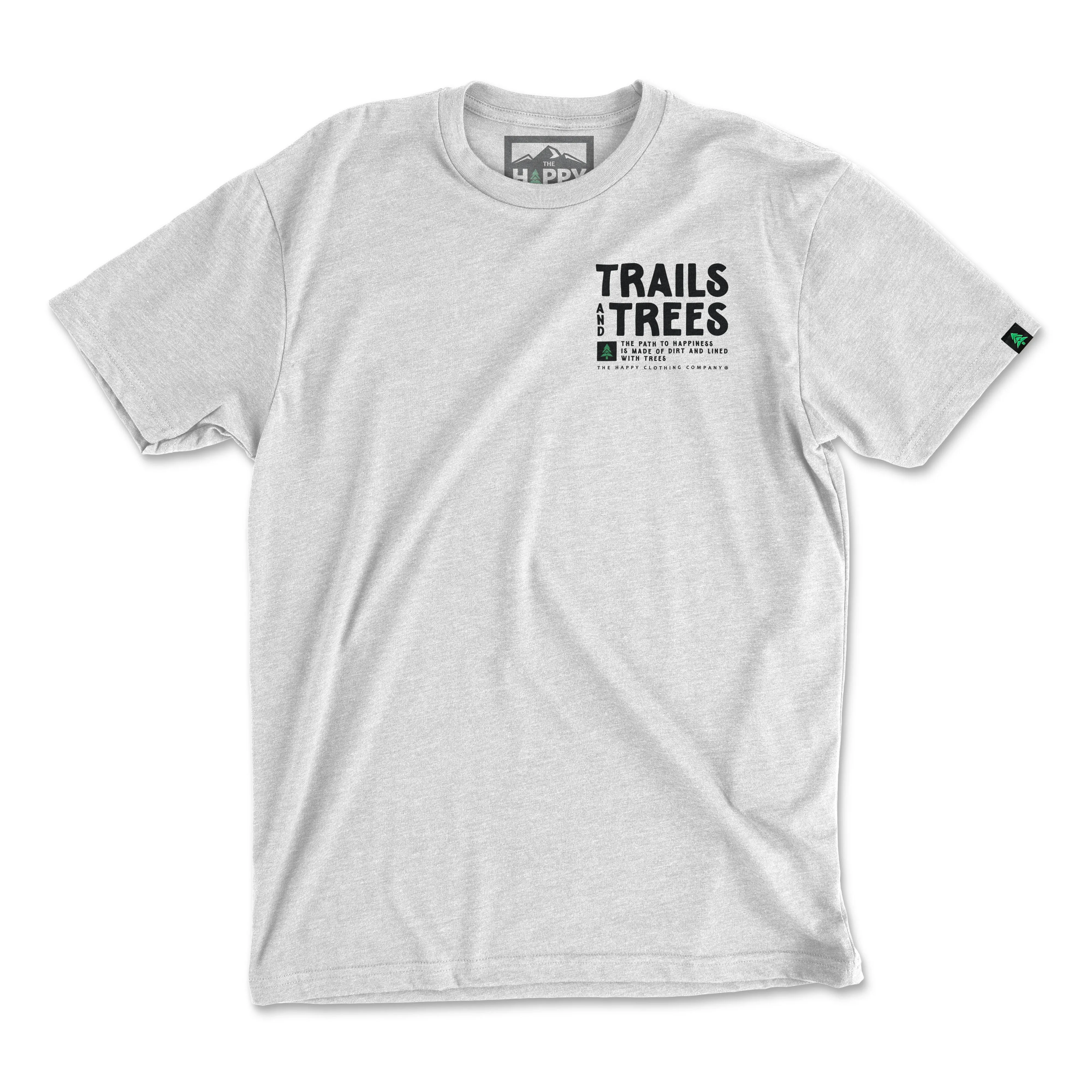 Trails and Trees Back Print Blend Tee | Lightweight |