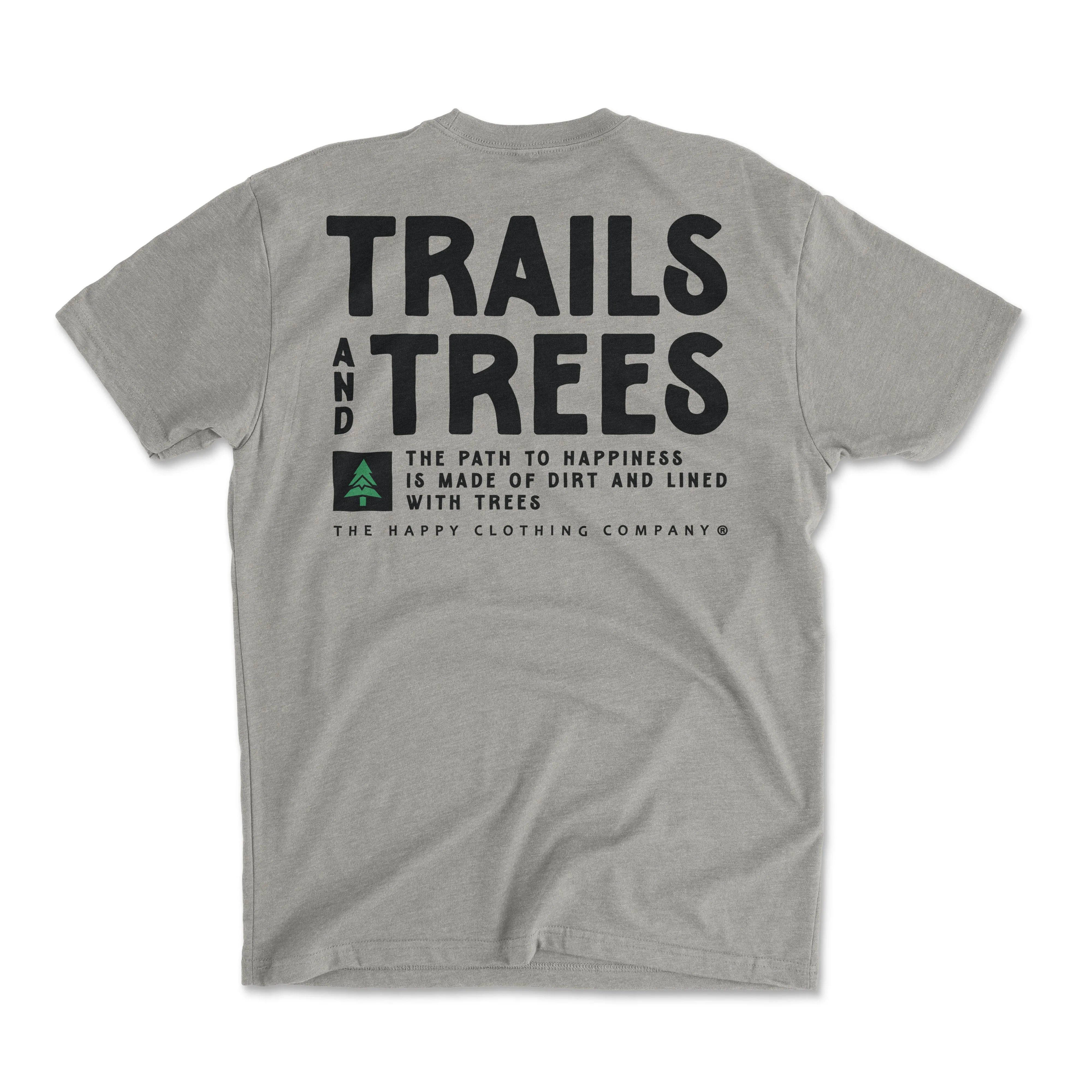 Trails and Trees Back Print Blend Tee | Lightweight |