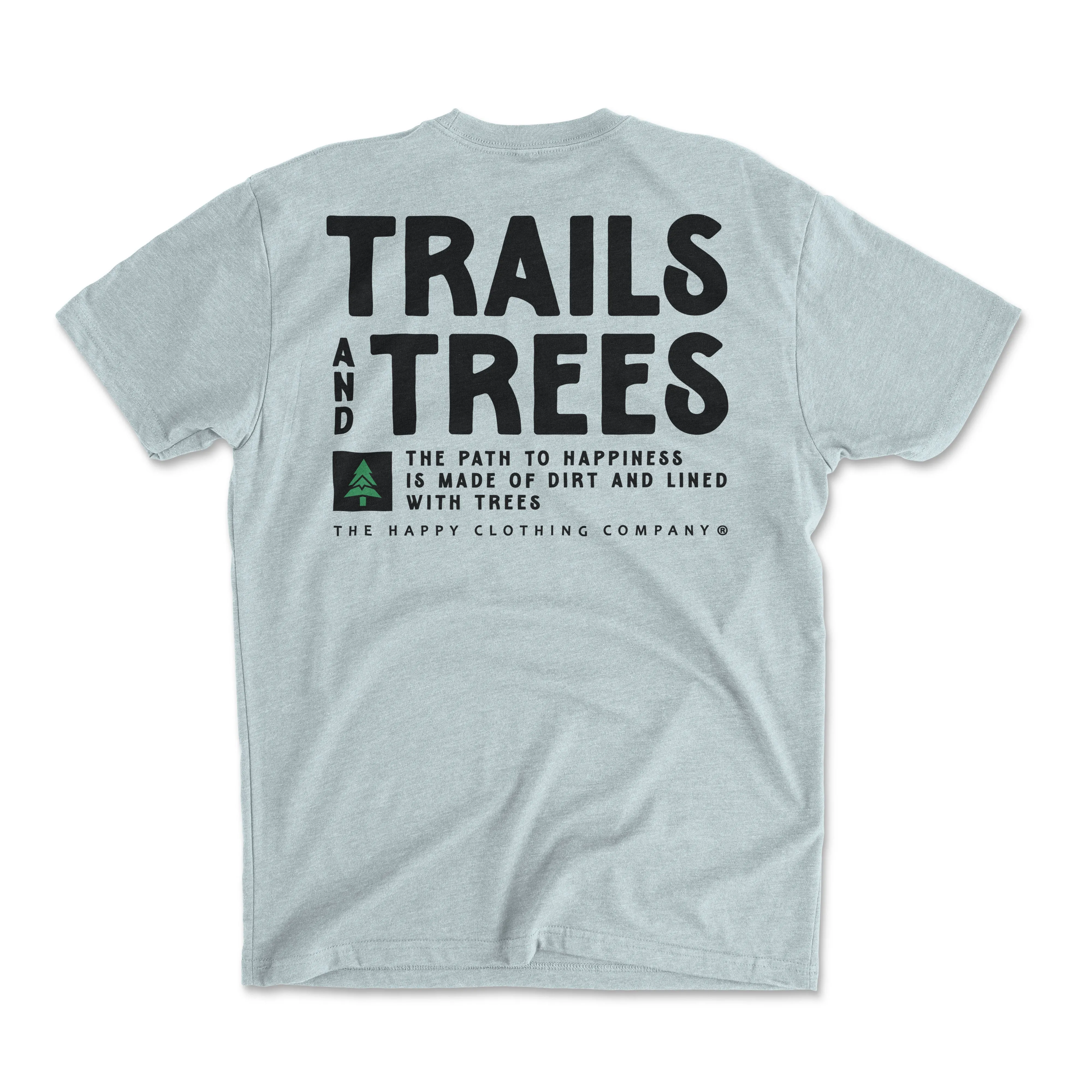 Trails and Trees Back Print Blend Tee | Lightweight |