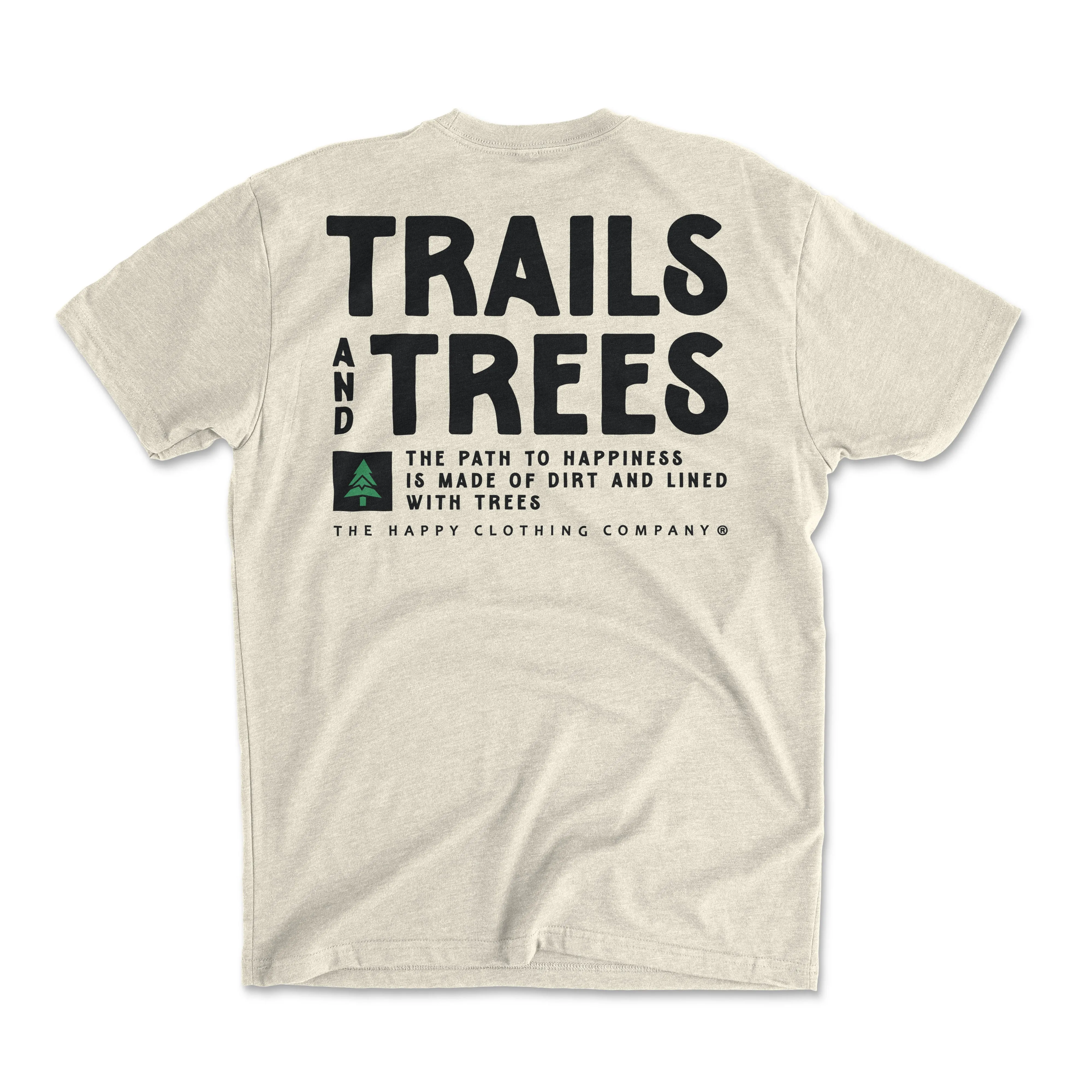 Trails and Trees Back Print Blend Tee | Lightweight |