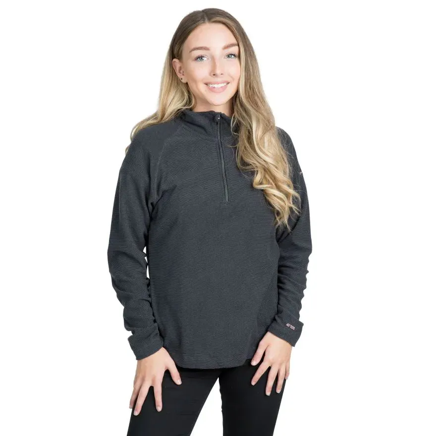 Trespass L Charcoal AT100 Meadows Womens Fleece