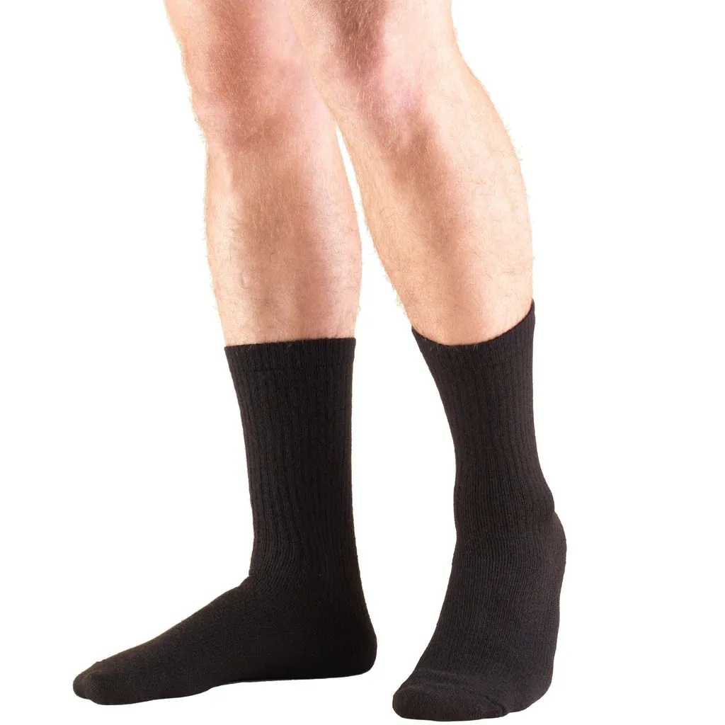 TRUFORM TruSoft Diabetic Crew Length Socks 8-15 mmHg