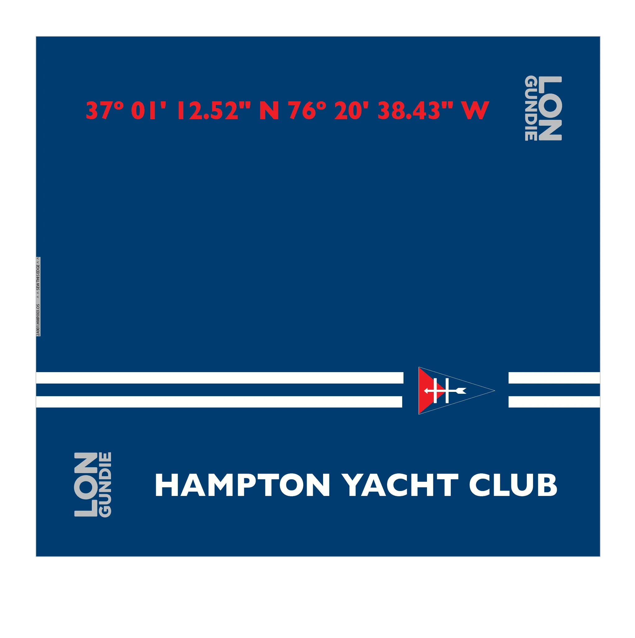 UNISEX NECK GAITER ACCESSORY BLUE | HAMPTON YC