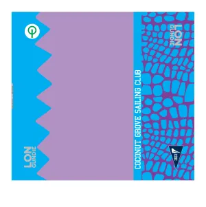 UNISEX NECK GAITER ACCESSORY PURPLE | COCONUT GROVE SAILING CLUB - OPTI