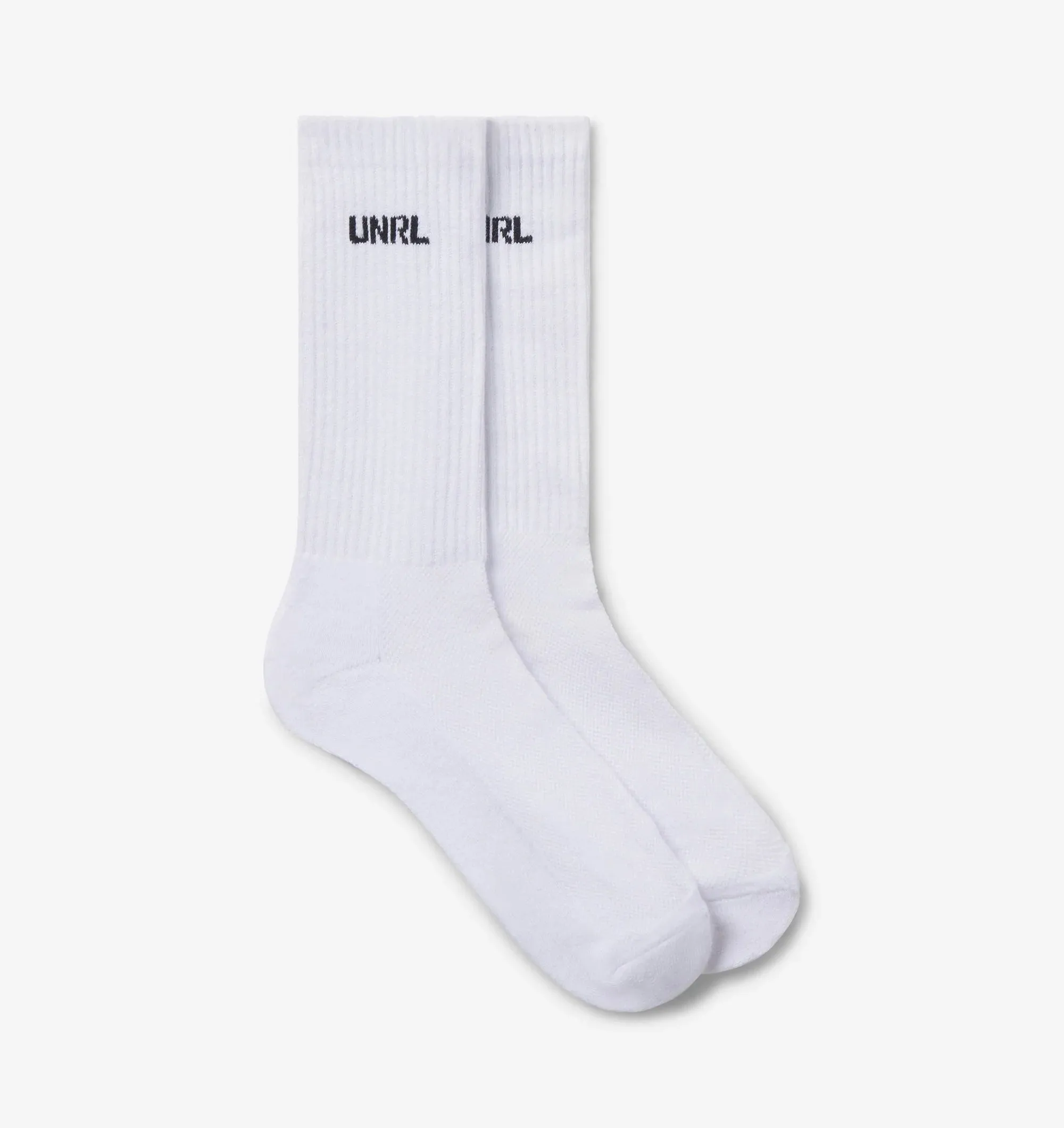 UNRL Mid-Calf Performance Sock 3 Pair | White