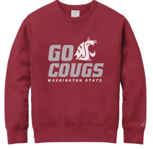 Vintage Light Maroon WSU Pullover Crew