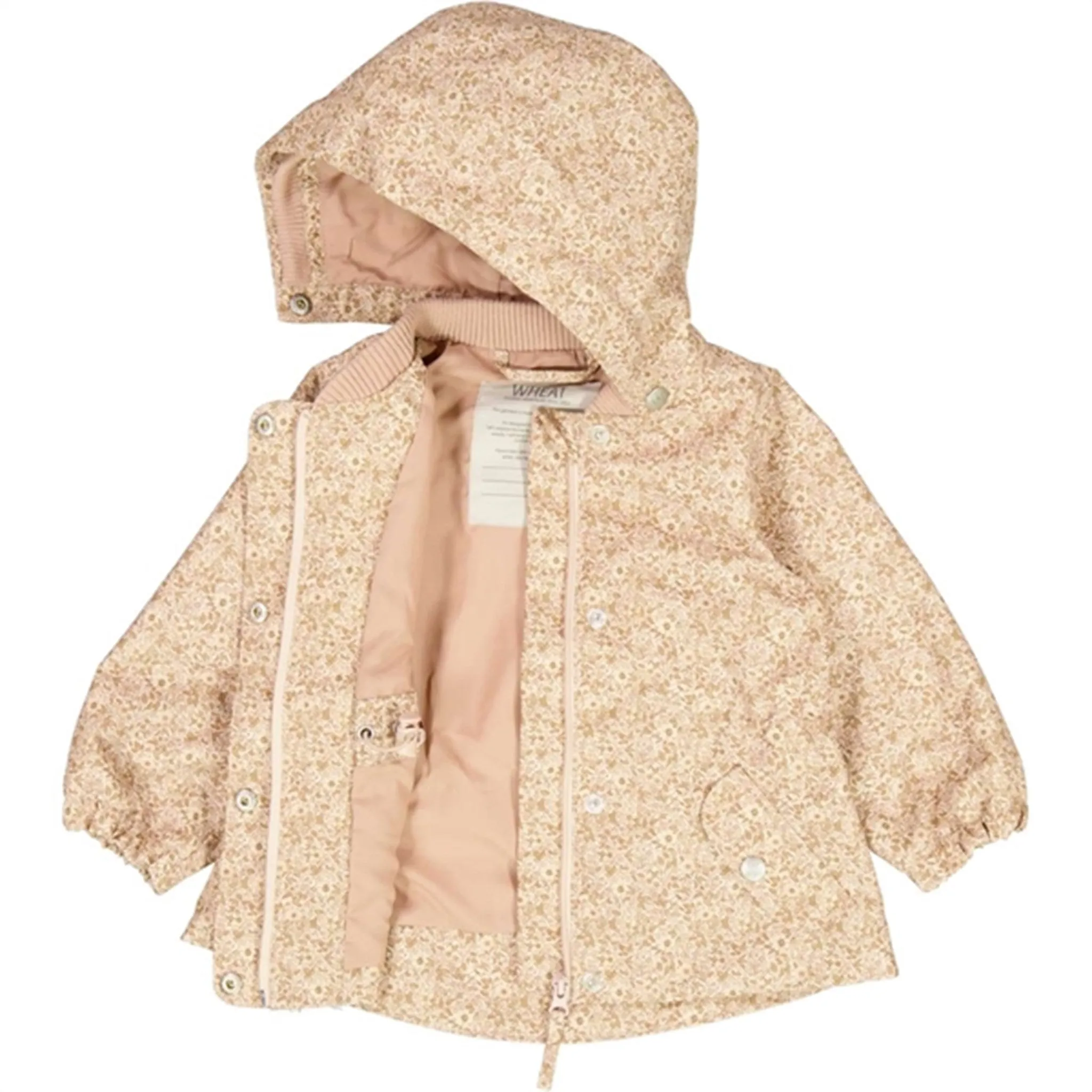 Wheat Jacket Ada Tech Rose Dust Flowers