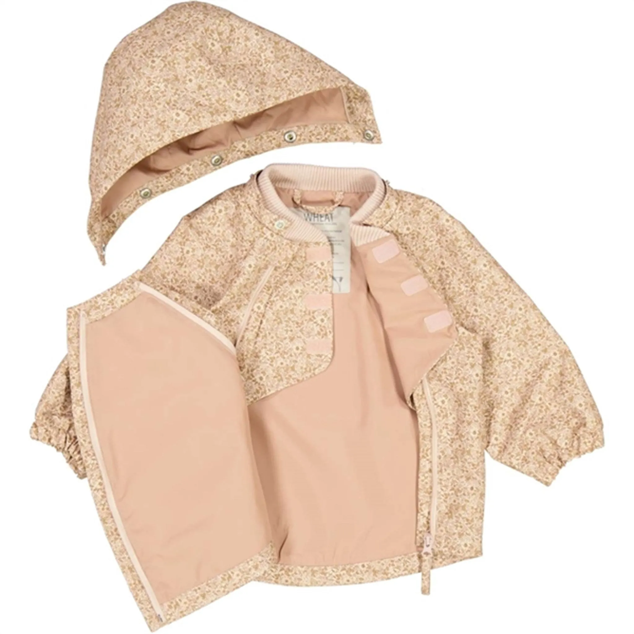 Wheat Jacket Sveo Tech Rose Dust Flowers