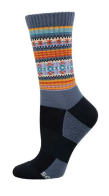 Women's Marino Serape Crew Sock